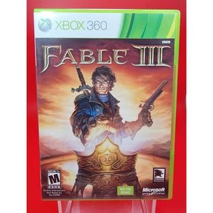 Fable 3 III (Microsoft Xbox 360, 2010) Complete VG Video Game